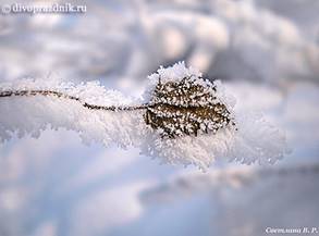 російська зима, сніг